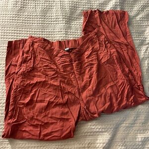 Old Navy High Waisted Wide Leg Burnt Orange Playa Pant Women’s XL